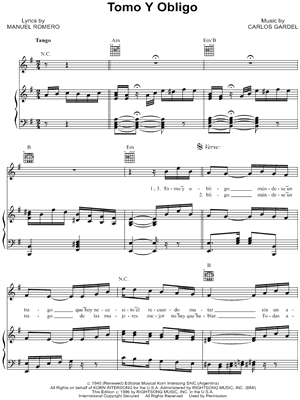 Tomo Y Obligo