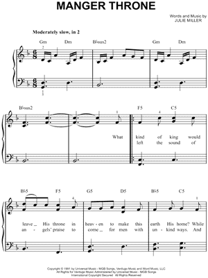Manger Throne