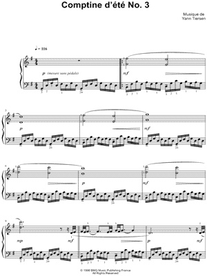 Comptine d'ete No. 3