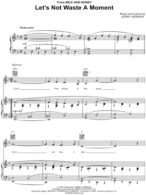 Let's Not Waste a Moment