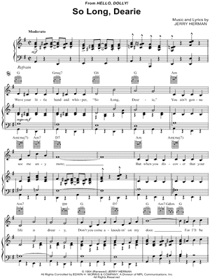 So Long, Dearie
