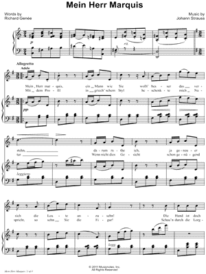 Mein Herr Marquis