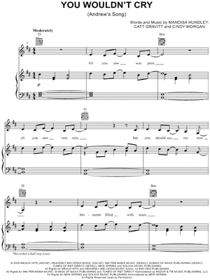 You Wouldn't Cry (Andrew's Song)