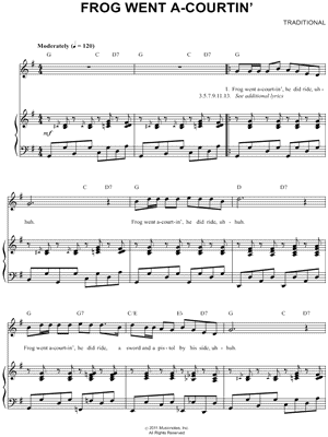 Frog Went A-Courtin'