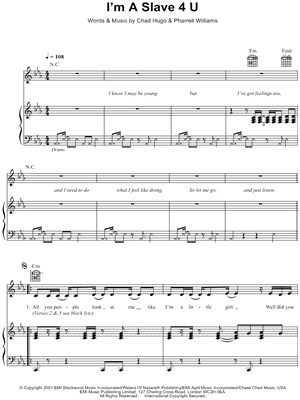 I'm a Slave 4 U