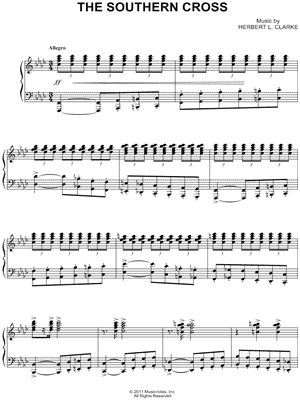 The Southern Cross - Piano Accompaniment