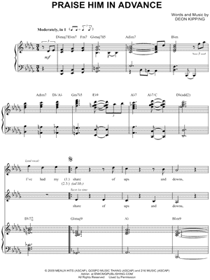 Praise Him In Advance