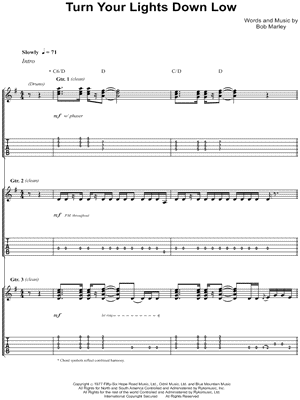 Turn Your Lights Down Low