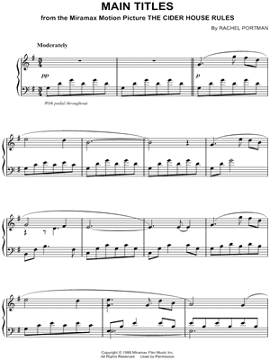 Main Titles from The Cider House Rules