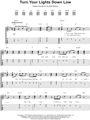 Turn Your Lights Down Low