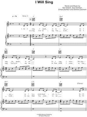 I Will Sing