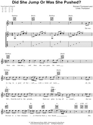 Did She Jump or Was She Pushed?