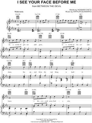 I See Your Face Before Me