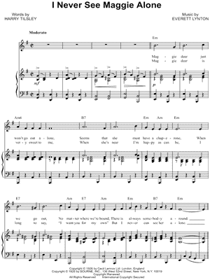 I Never See Maggie Alone