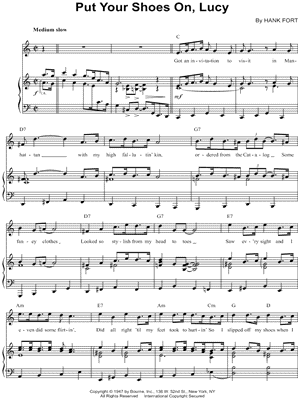 Put Your Shoes on, Lucy