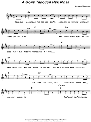 A Bone Through Her Nose