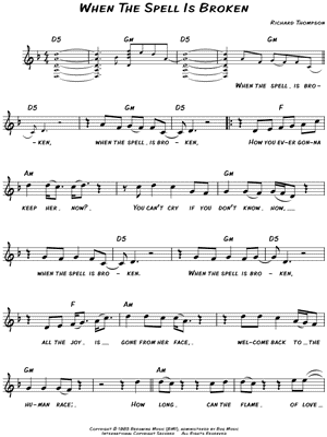 When the Spell Is Broken