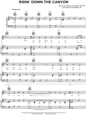 Ridin' Down the Canyon