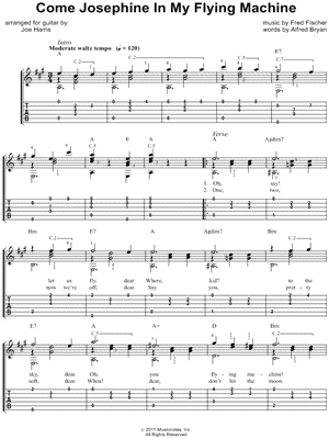 Come, Josephine In My Flying Machine