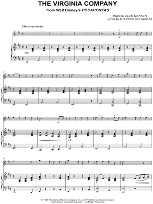 The Virginia Company - Piano Accompaniment (Strings)