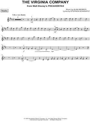 The Virginia Company - Violin