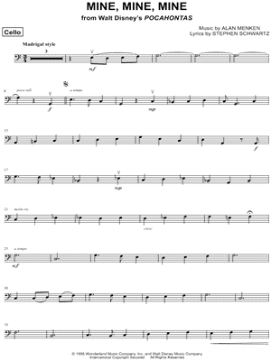 Mine, Mine, Mine - Cello