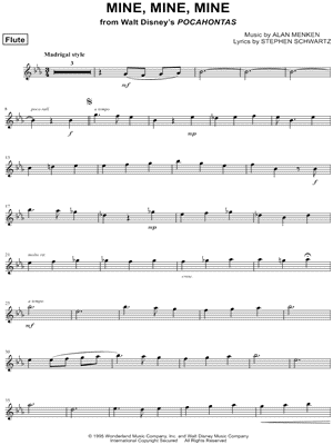 Mine, Mine, Mine - Flute