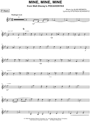 Mine, Mine, Mine - French Horn