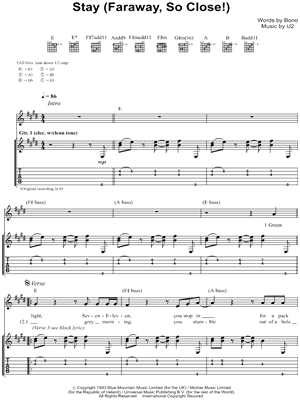 Stay (Faraway, So Close!)