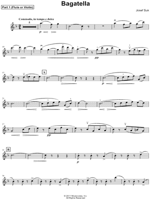 Bagatella - Part 1 (Flute or Violin)