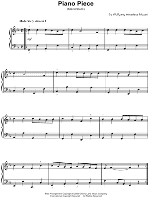 Piano Piece in F, Op. 33b