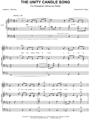 The Unity Candle Song