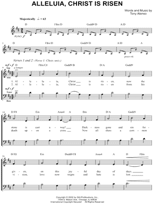 Alleluia, Christ Is Risen