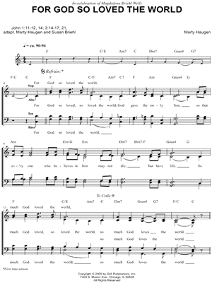 For God So Loved the World