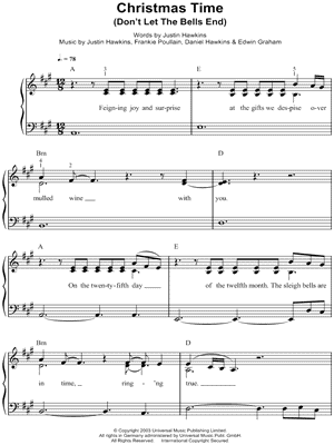 Christmas Time (Don't Let the Bells End)