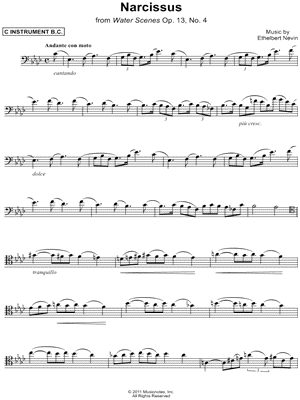 Narcissus - Bass Clef Instrument