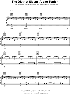 The District Sleeps Alone Tonight