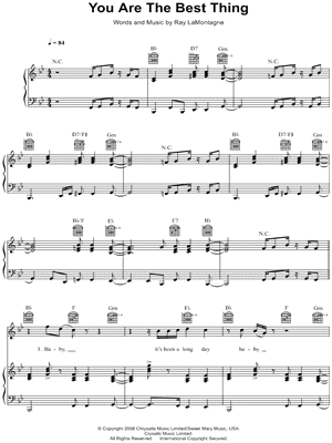 You Are the Best Thing