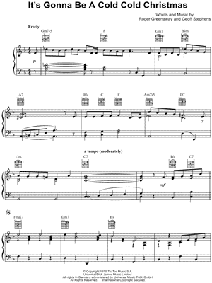 It's Gonna Be a Cold Cold Christmas