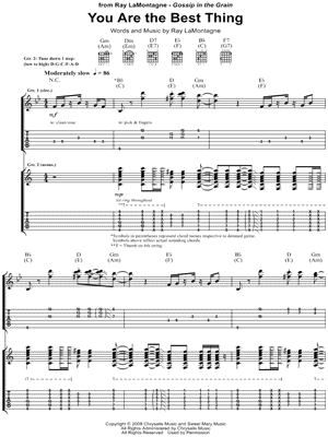 You Are the Best Thing