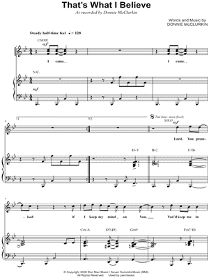 That's What I Believe