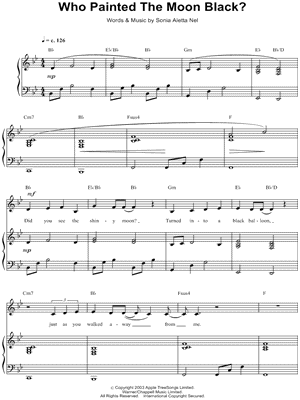 Who Painted the Moon Black?