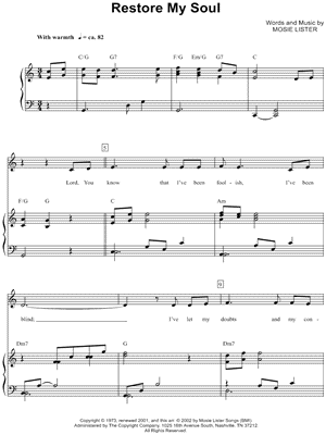 Restore My Soul