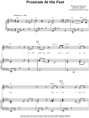 Prostrate At His Feet