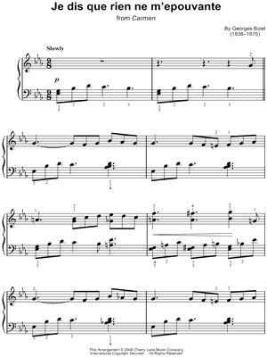 Je dis que rien ne m'epouvante