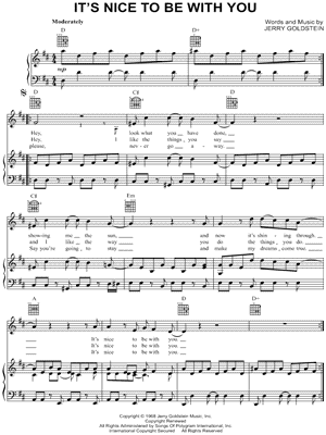 It's Nice To Be With You