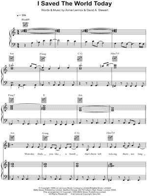 I Saved the World Today