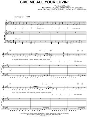 Give Me All Your Luvin'