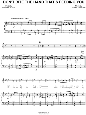 Don't Bite the Hand That's Feeding You