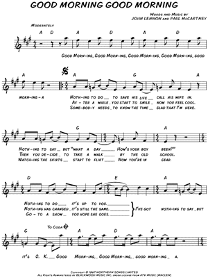 Good Morning Good Morning